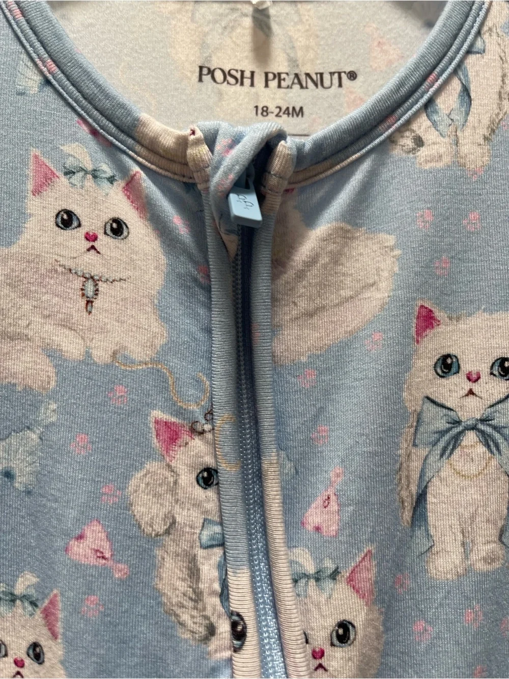 Posh Peanut fabric baby sleeper